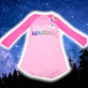 NEW W/TAG Imagine "Stay Magical" Long Sleeve Nightgown w/Scrunchies Size: XL